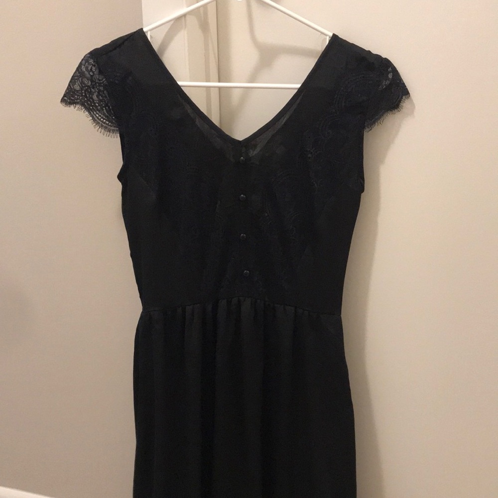 Black Silky Dress